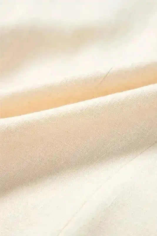 Vests Snowy Chic Linen Vest