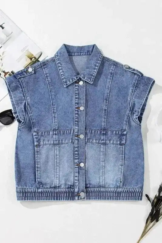 Vests Vintage Vibes Denim Vest