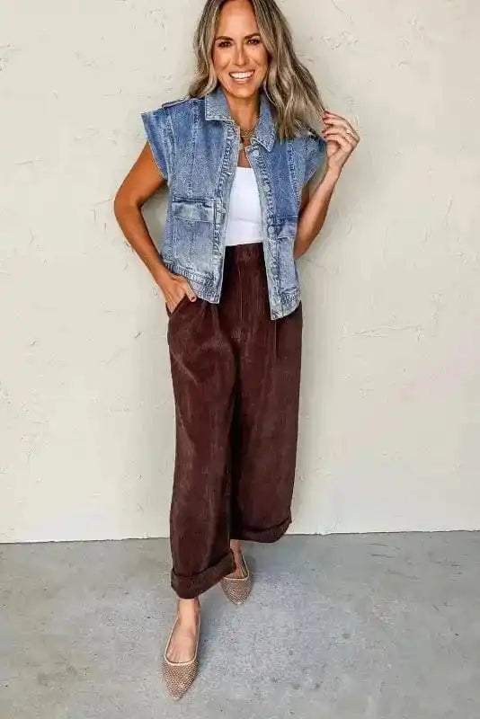 Vests Vintage Vibes Denim Vest