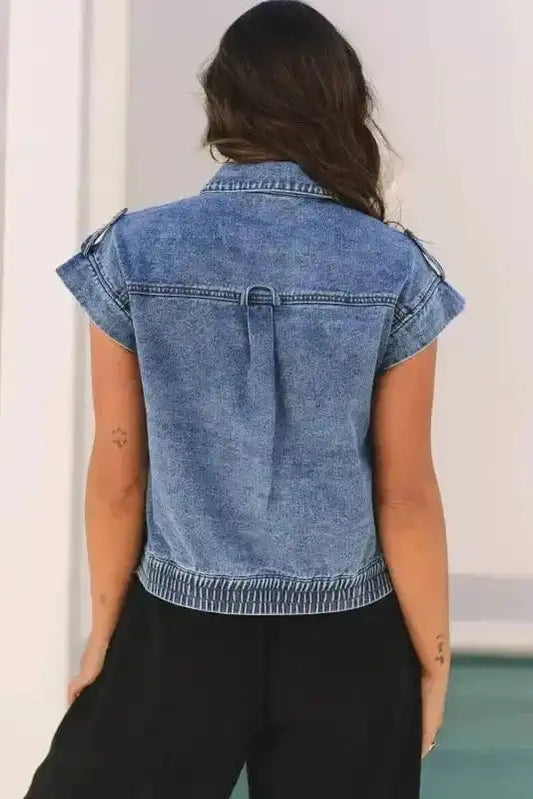 Vests Vintage Vibes Denim Vest