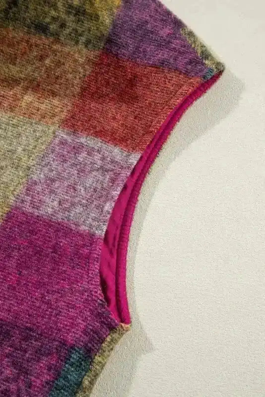 Vests Zip 'n' Plaid Casual Vest