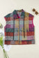 Vests Zip 'n' Plaid Casual Vest