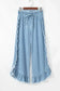 Wide Leg Jeans Ocean Whisper Ruffle Jeans