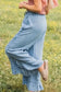 Wide Leg Jeans Ocean Whisper Ruffle Jeans