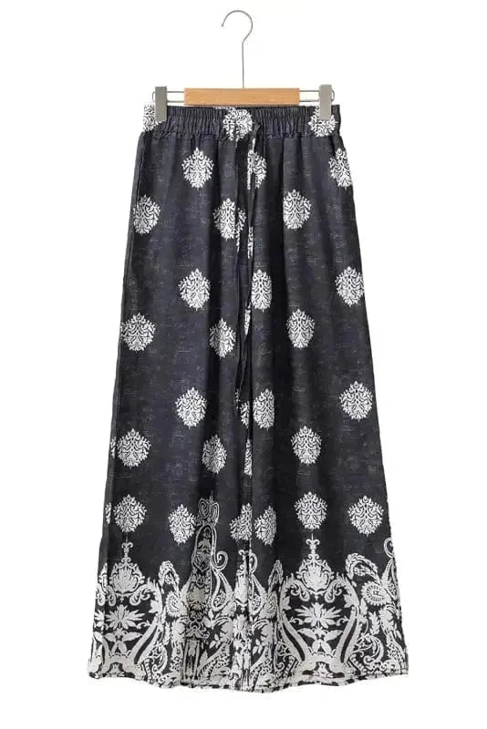Wide Leg Pants Boho Charm Palazzo Pants