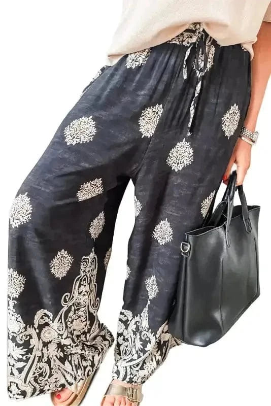 Wide Leg Pants Boho Charm Palazzo Pants