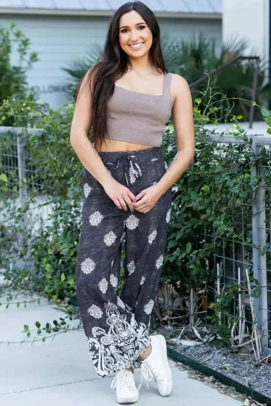 Wide Leg Pants Boho Charm Palazzo Pants