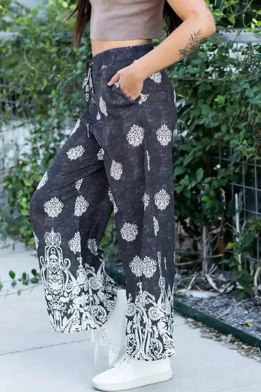Wide Leg Pants Boho Charm Palazzo Pants