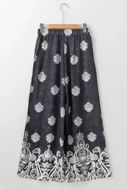 Wide Leg Pants Boho Charm Palazzo Pants