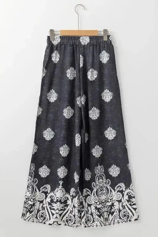 Wide Leg Pants Boho Charm Palazzo Pants