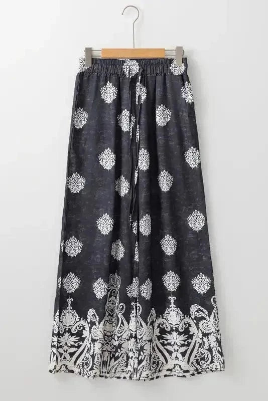 Wide Leg Pants Boho Charm Palazzo Pants