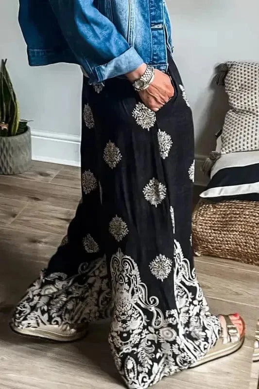 Wide Leg Pants Boho Charm Palazzo Pants