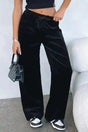 Yoga Pants Black / S / 95%Polyester+5%Elastane Velvet Dream Flowy Trousers