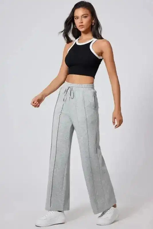 Yoga Pants UrbanEase Wide-Leg Joggers