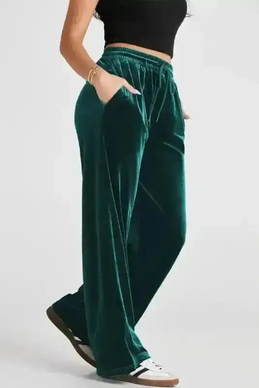 Yoga Pants Velvet Dream Flowy Trousers