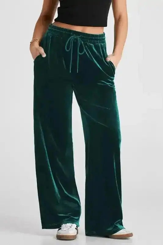 Yoga Pants Velvet Dream Flowy Trousers