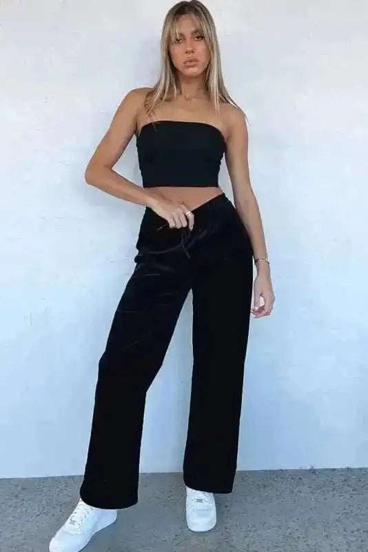Yoga Pants Velvet Dream Flowy Trousers
