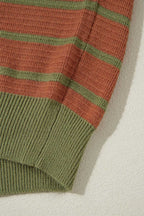 Stripe Hug Loose Fit Sweater