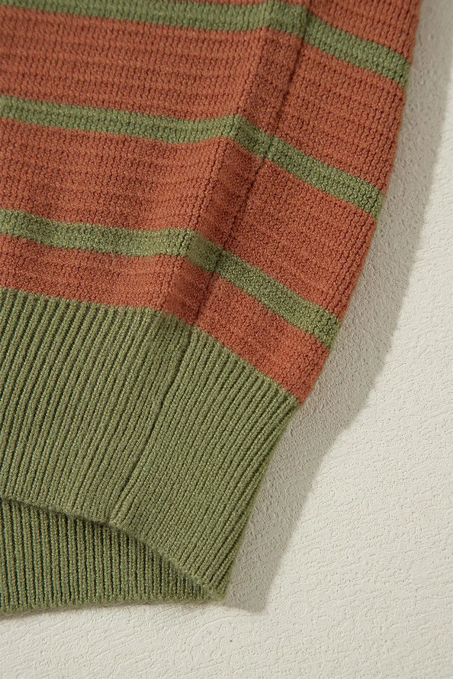 Stripe hug sweater - stylish loose fit | cozy design