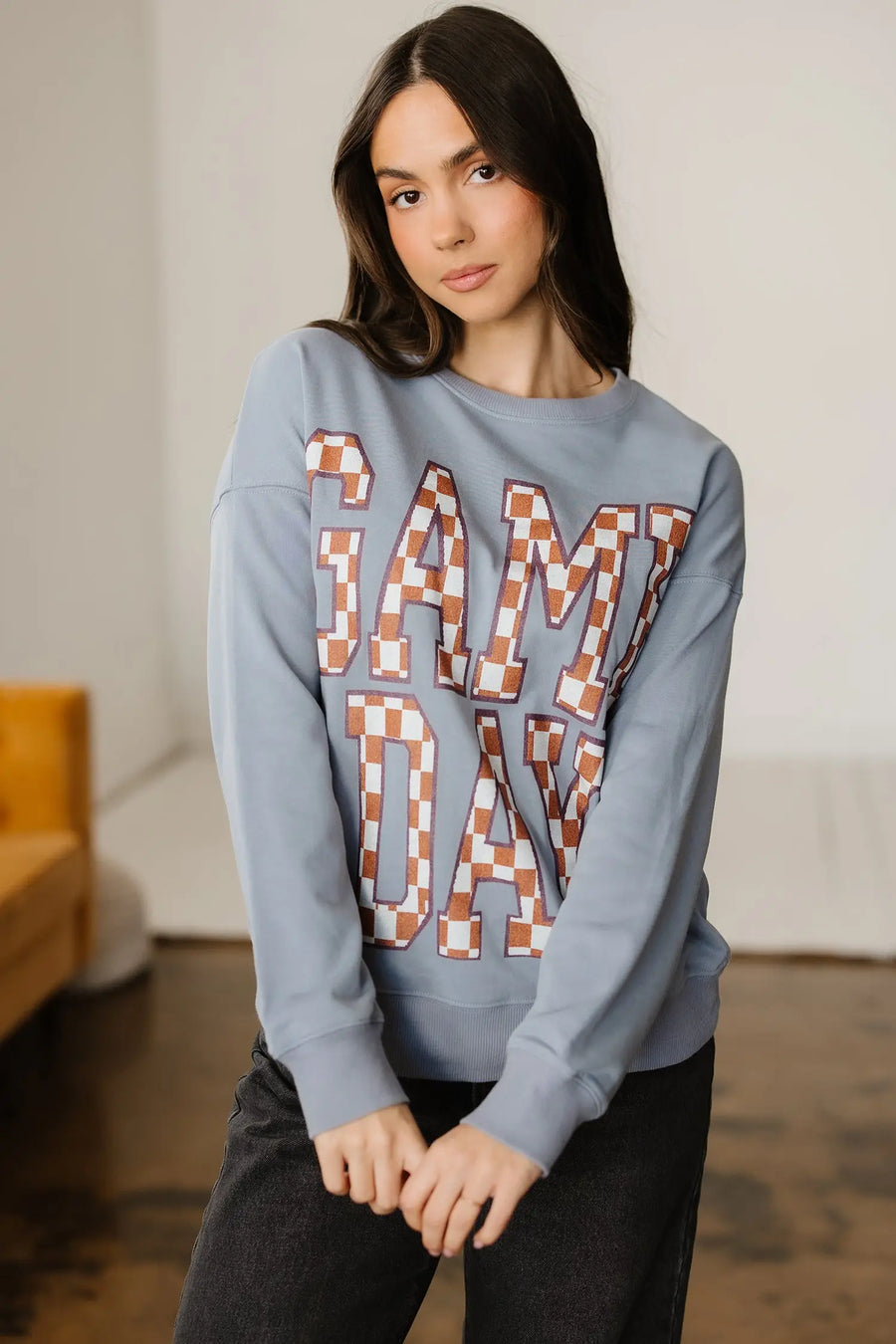 Pink Bow Sequin XOXO Letter Graphic Exposed Seam Sweatshirt Women UK