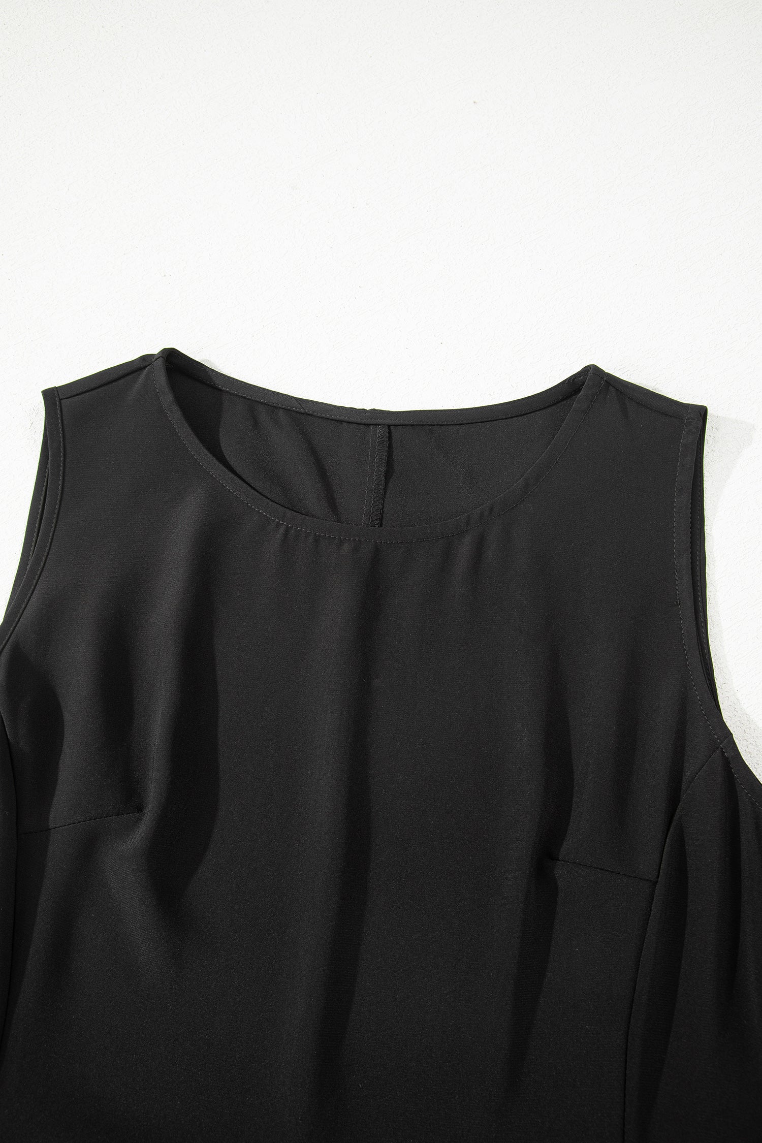 Black Lace Maxi Dress | Sleeveless Floral Lace Dress