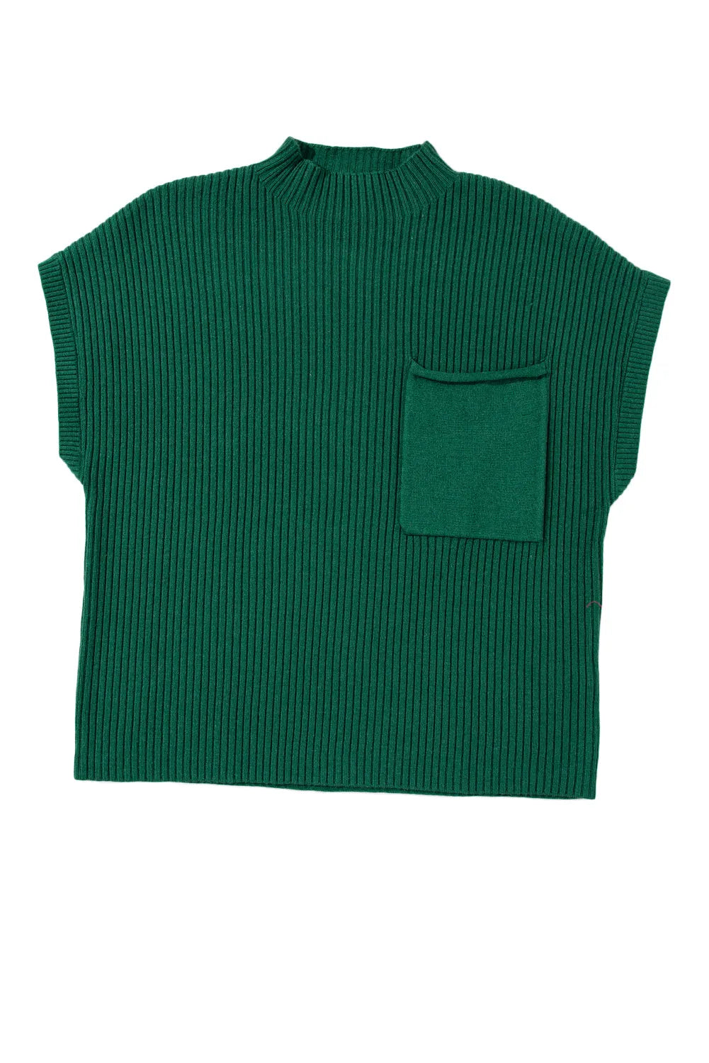 Ribbed Knit Short Sleeve Sweater – Soft & Stylish - Fashionfitz