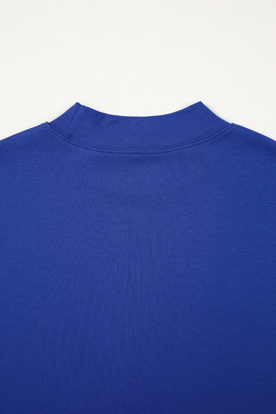 Solid Colour Oversized High Neck Tee Women UK