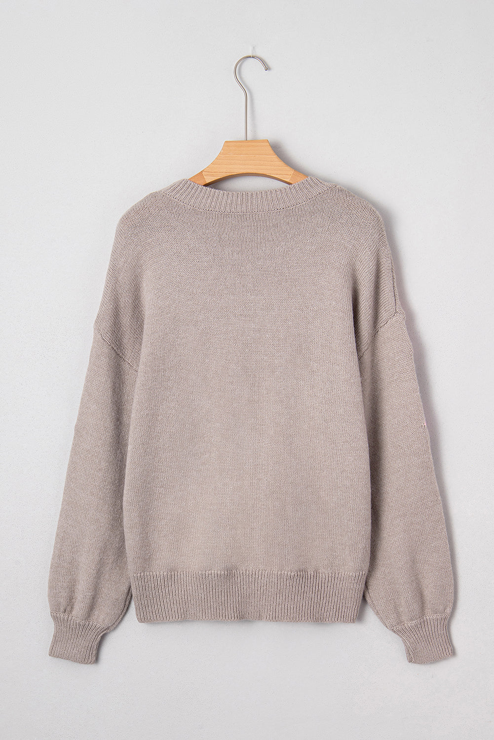 Floral Embroidered Sleeve Jumper
