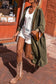 Green Lightweight Duster Cardigan