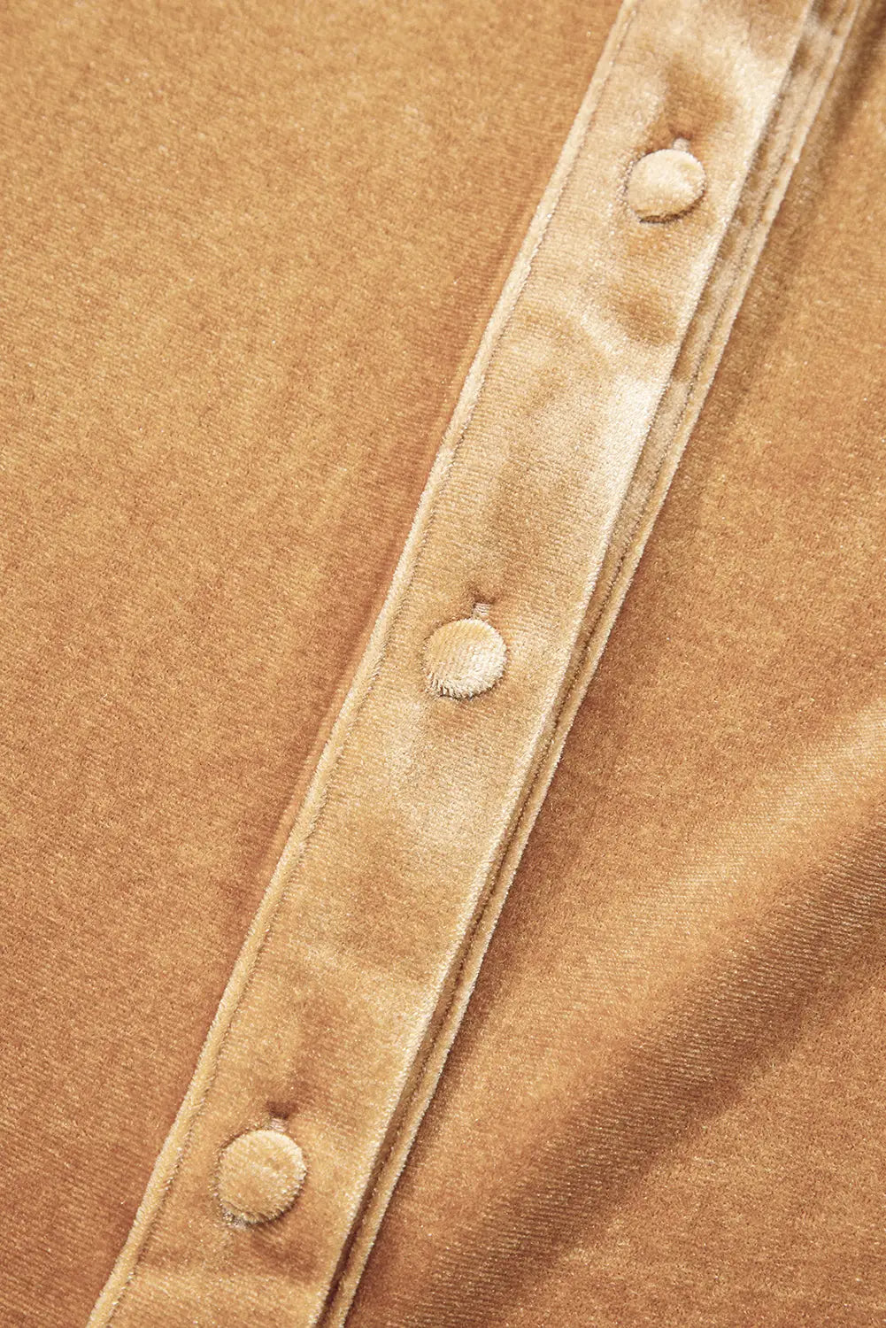 Flaxen velvet button front shirt mini dress - dresses