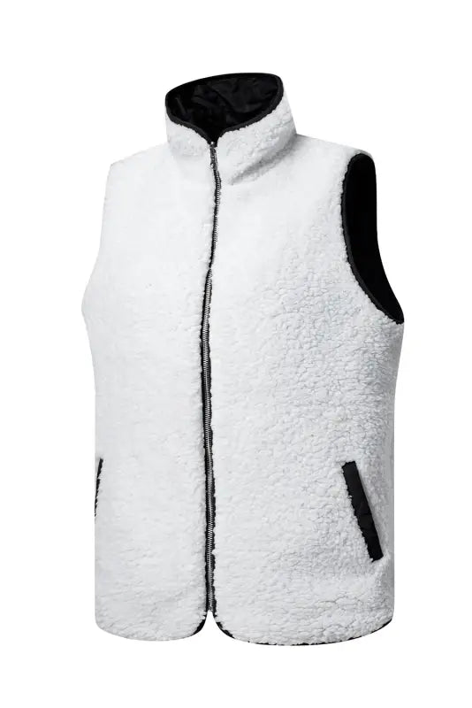 Fleece lined quilted vest | women’s coats | fashionfitz