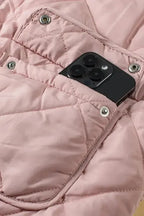 Fleece Lined Quilted Vest Coat - Fashionfitz