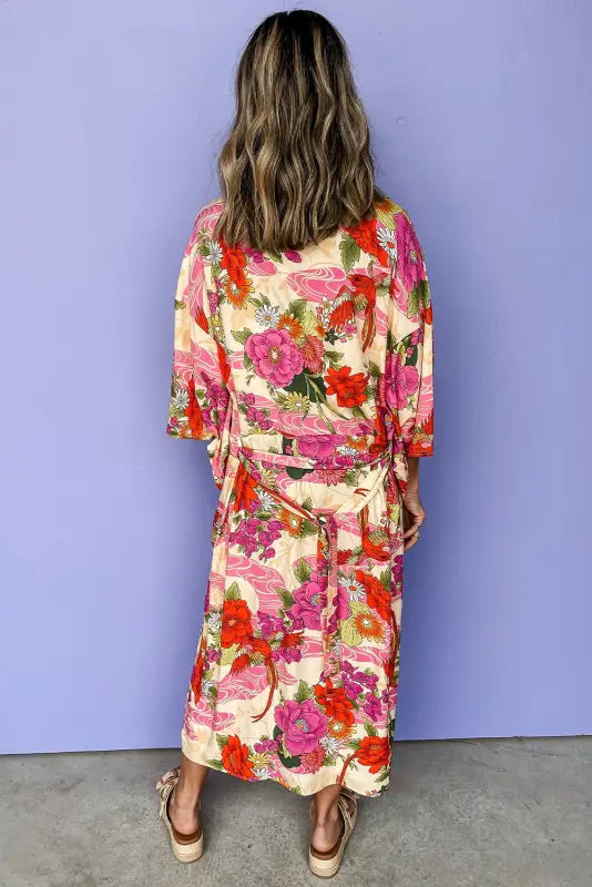 Floral aura duster kimono | women’s outerwear | fashionfitz