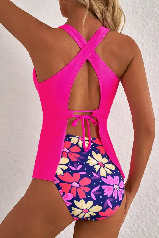 Floral bottom tankini set by fashionfitz