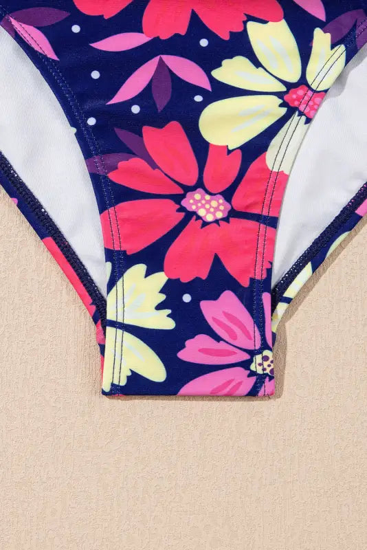 Floral bottom tankini set by fashionfitz