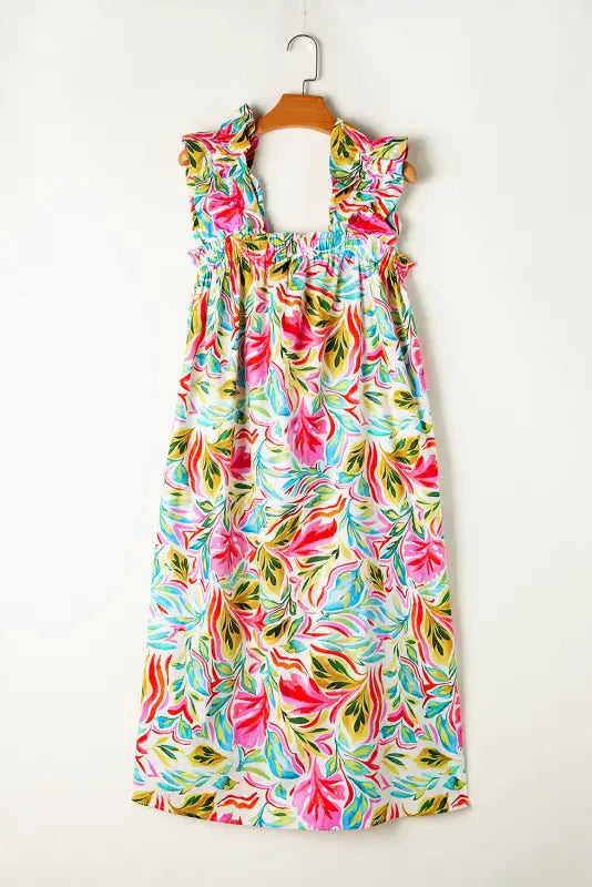 Floral cascade sundress - dresses