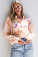 Embrace elegance with the floral drift oversized blouse | shop