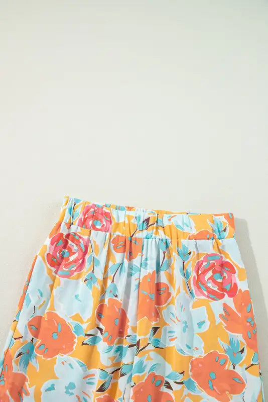 Floral fiesta top and pants: vibrant & stylish| fashionfitz