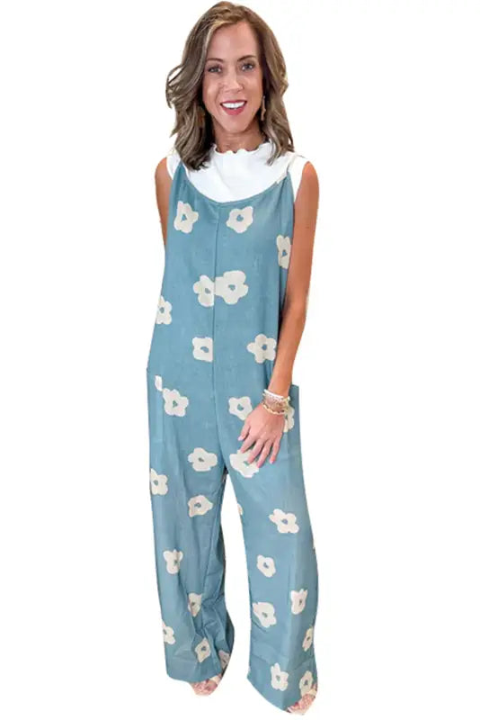 Floral flow jumpsuit | women’s jumpsuits | fashionfitz