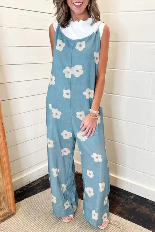 Floral flow jumpsuit | women’s jumpsuits | fashionfitz