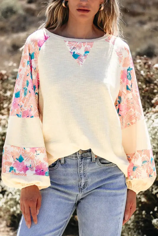 Floral fresco artisan blouse | women’s tops | fashionfitz