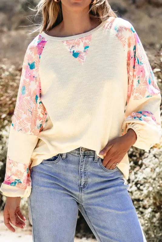 Floral fresco artisan blouse | women’s tops | fashionfitz