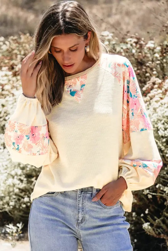 Floral fresco artisan blouse | women’s tops | fashionfitz