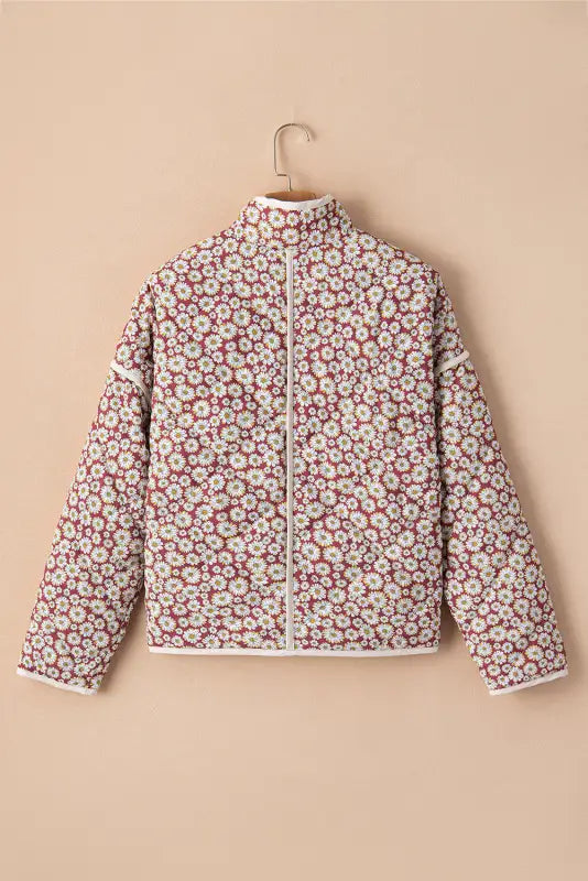 Floral lightweight coat