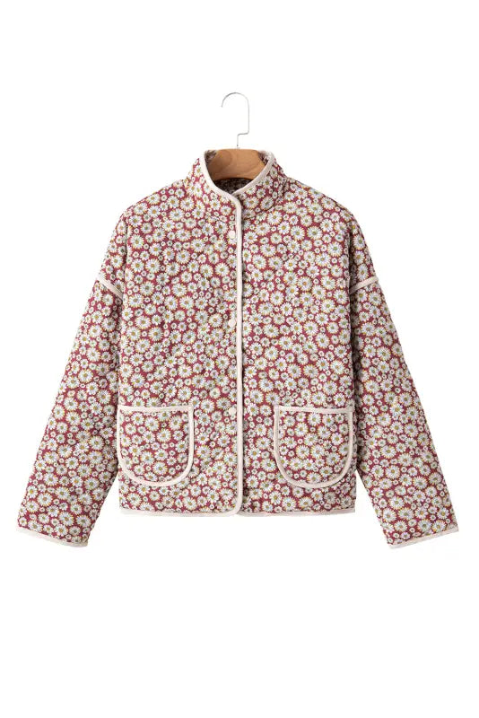 Floral lightweight coat