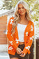 Floral loose open cardigan | fashionfitz