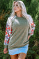 Floral mosaic ribbed blouse | women’s tops | fashionfitz