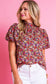 Floral puff sleeve blouse - tops/blouses & shirts