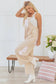 Floral ribbed comfort jumpsuit