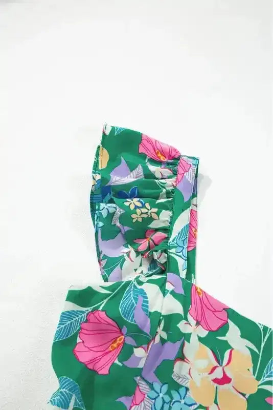 Floral Ruffle Tiered Maxi Dress - Fashionfitz